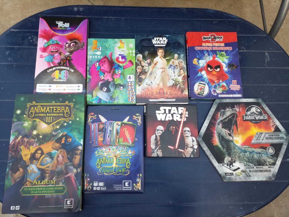 Angry birds2,Star wars kaufland/carrefour,Jurassic World,Trolii,etc
