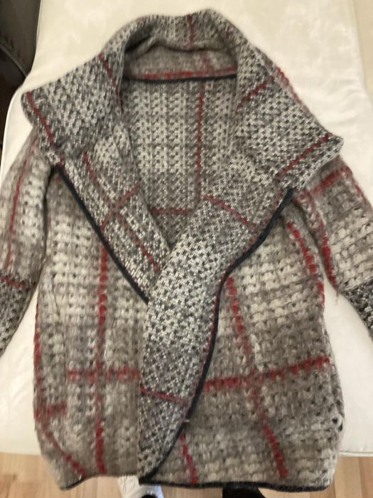 Дамско меко вълнено палто