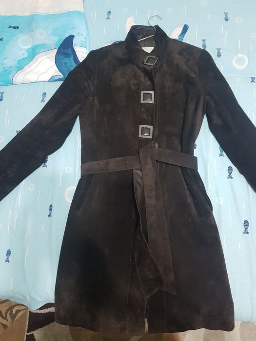 Продам женское замшевое пальто