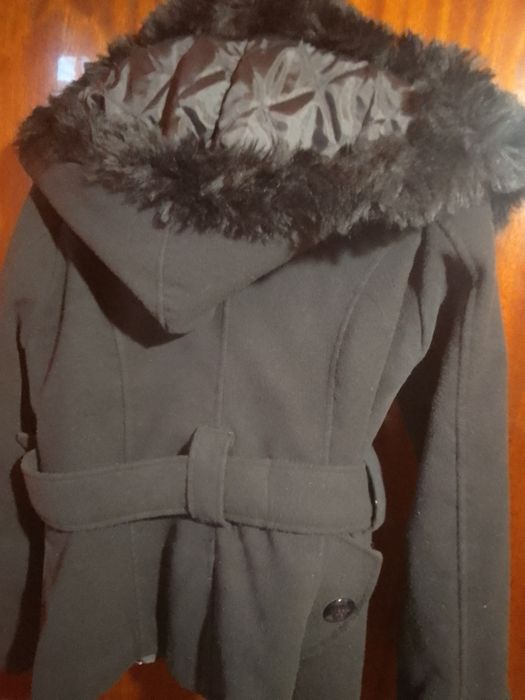 Дамско палто с качулка