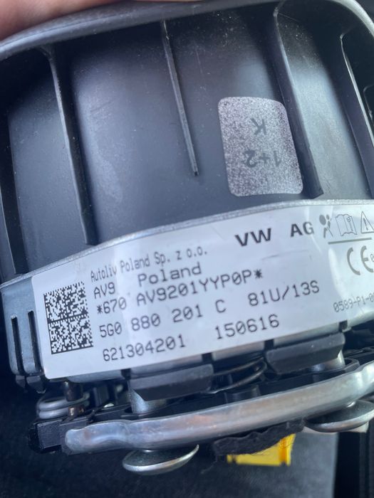 Volan golf 7 touran 3 passat b8 original