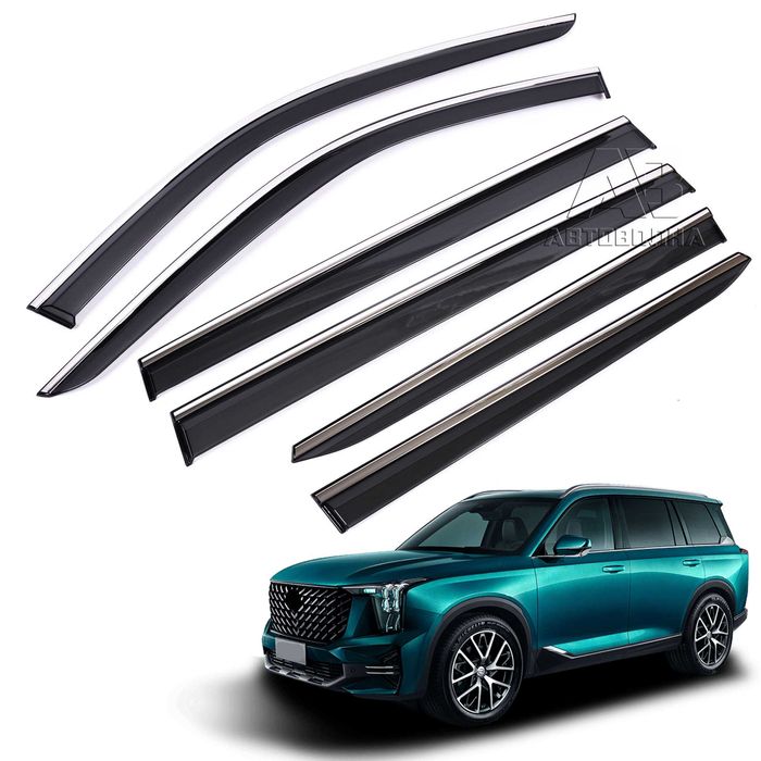 Дефлекторы боковых окон GAC (Гак), ветровики на автомобиль Астана