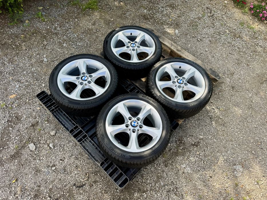 Алуминиеви джанти 17" 5x120+НОВИ ГУМИ DOT2625 Kumho-BMW X3,E87,E60,F20
