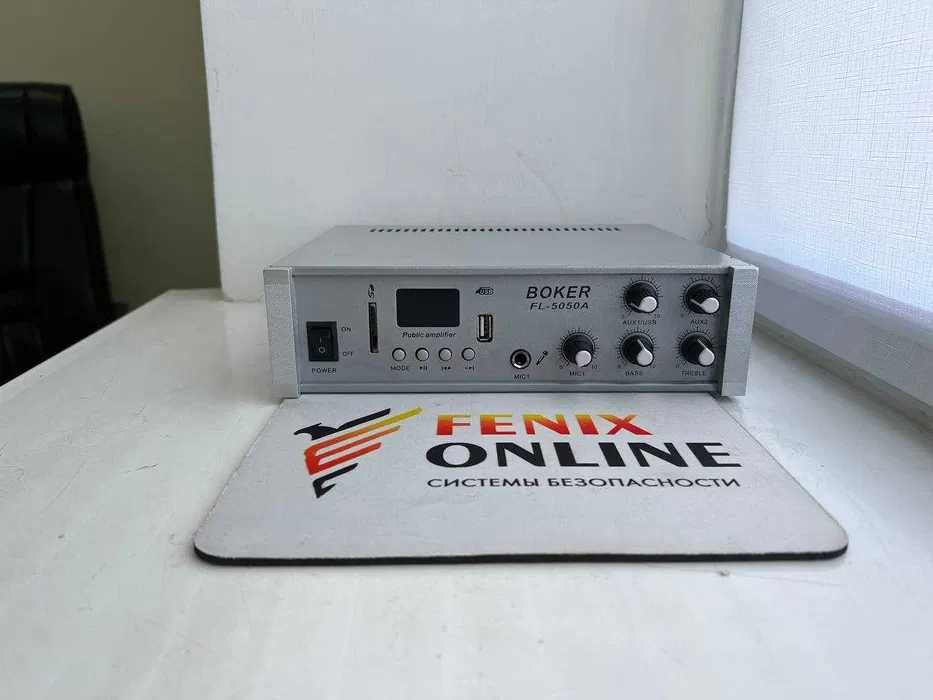 Колонки Настенные/Потолочные, Усилитель и Микрофон для ФОНОВОЙ МУЗЫКИ