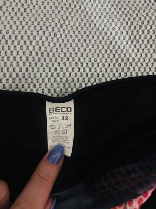 Costum de Baie Beco (bustiera si slip reglabile), mărime 42, uscare rapida