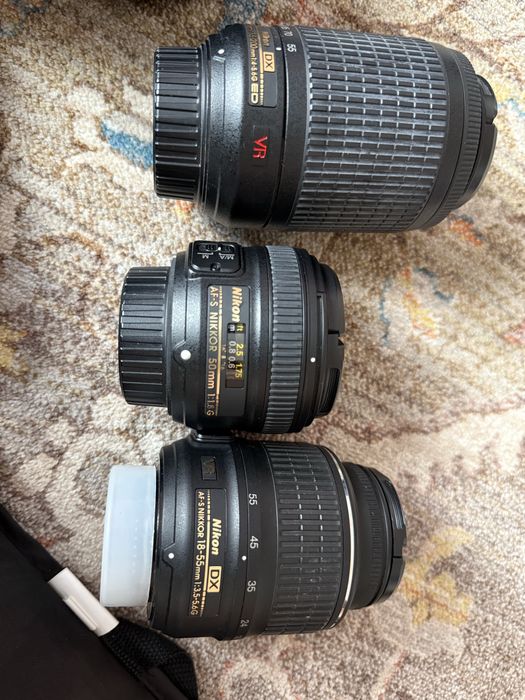 Nikon AF-S DX 16-85mm f/3.5-5.6G ED VR + Nikon D3200 + studio foto – pachet complet | 1.3000 lei