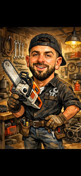 Reparatii utilaje pe benzina drujbe motocoase