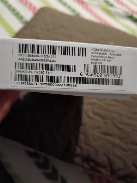 Telefon Honor 600 Lite