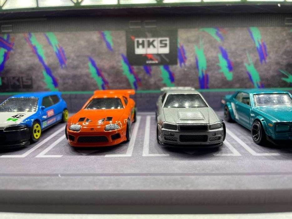 Hotwheels парковка, гараж 1:64