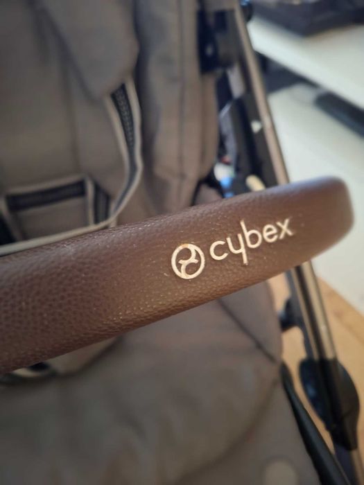 Бебешка количка за близнаци Cybex Gazelle S - сива