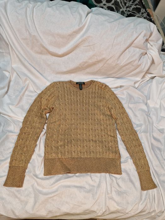 Золотой свитер Ralph Lauren