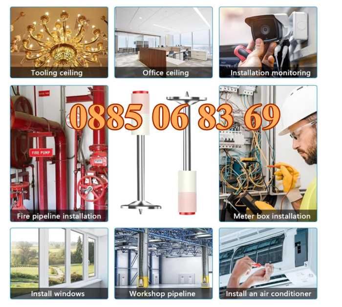 Комплект 100 броя пирони 7,3 мм за ръчен пистолет за пирони-такер