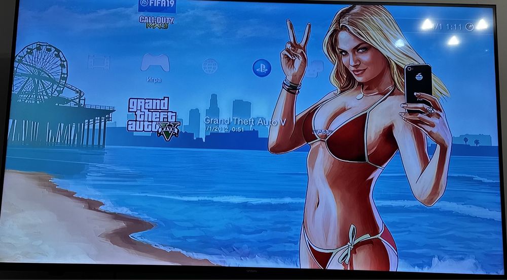 Продам ps3 slim 320gb прошитый