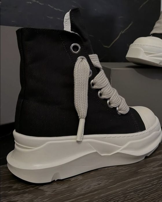 Rick owens abstract high jumbo lace