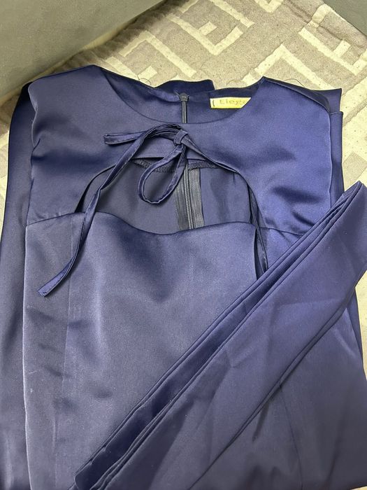 Платье темно синий