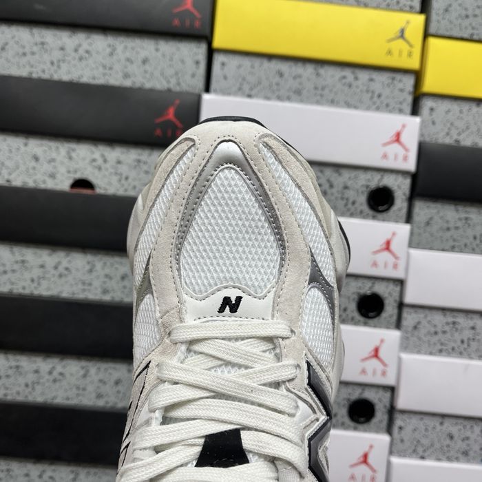 New Balance 9060 White Black Metallic Silver U9060JRB