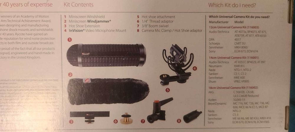 Microfon Røde NTG2 + Rycote Deadcat