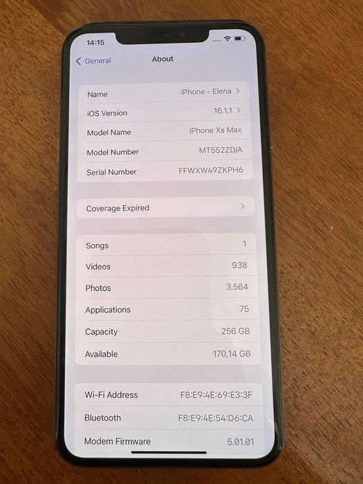 iPhone Xs Max 256GB Gold