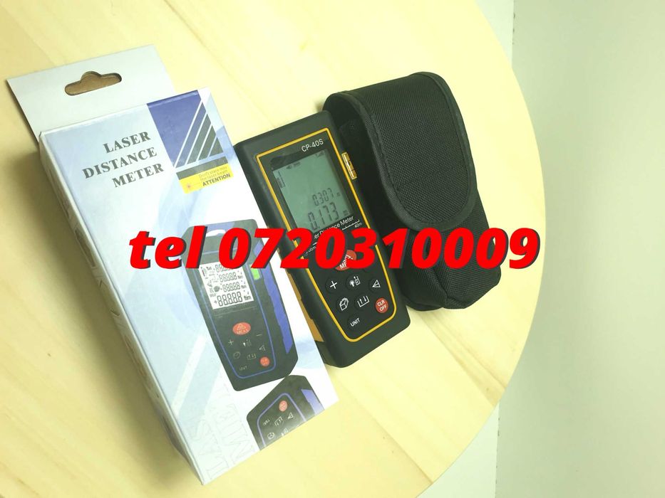 Telemetru Laser Profesional 40 M Precizie  2mm Protectie Ip54 p