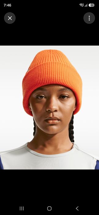 Nike ACG x Inter Milan – căciulă beanie portocalie, nouă fara eticheta