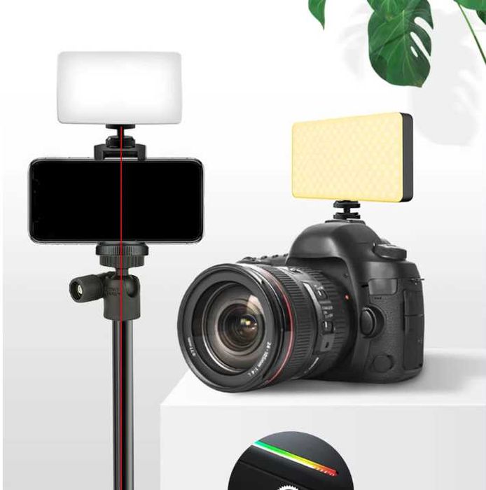 RGB LED панел за камера и статив – видео, фотография, стрийминг