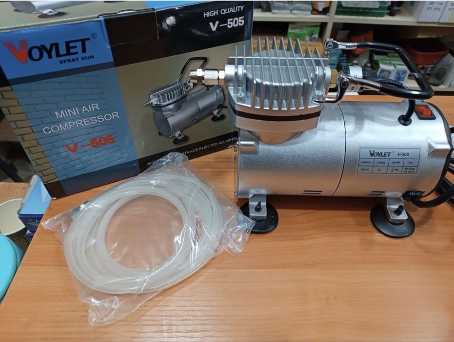 Аэрограф краскопульт распылитель мини компрессор пульверизатор