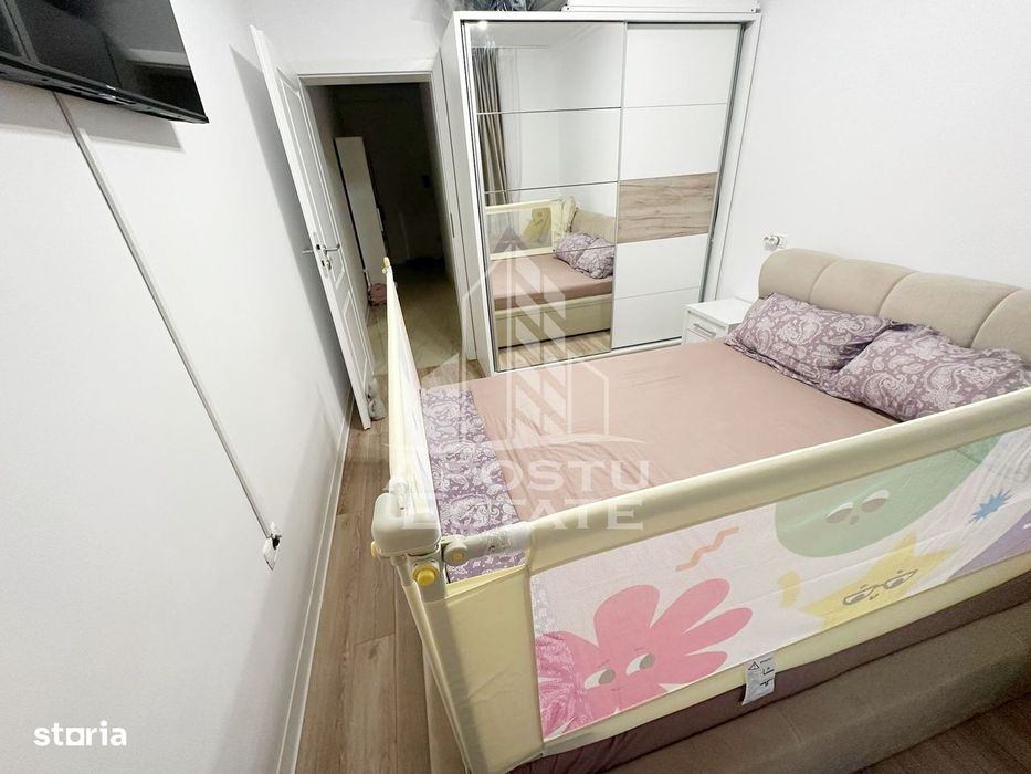 Apartament 2 camere de vanzare, 56mp utili + 11mp balcon -Giroc