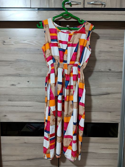 Платье без рукавов штапель размер S-M-L