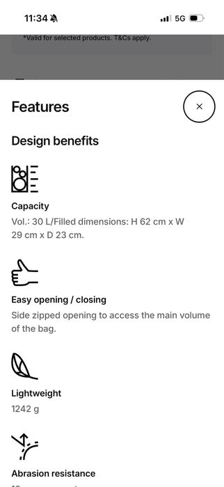 Туристическа раница - 30 л Quechua