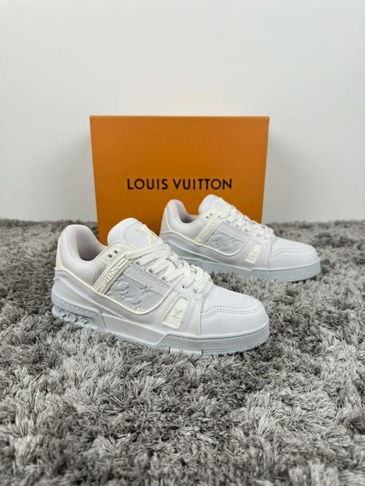 Adidasi LV Trainer Alb - Adidasi Fete Baieti Full Box
