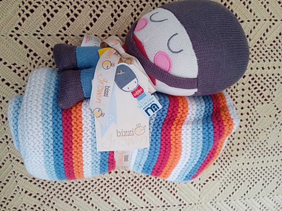 НОВ Пълен спален комплект за бебе Bizzi Growin My Little Soldier