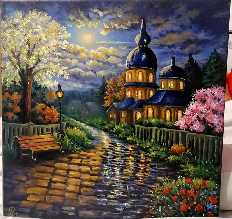 Tablou ulei la rascruce