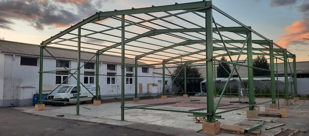 Vand hala metalica asiguram si montaj lucrăm fără avans