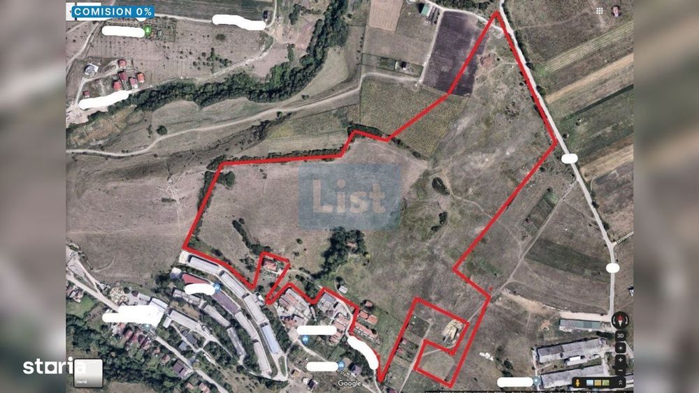 Teren intravilan cu potential, 13ha, front 100ml, zona Valea Seaca