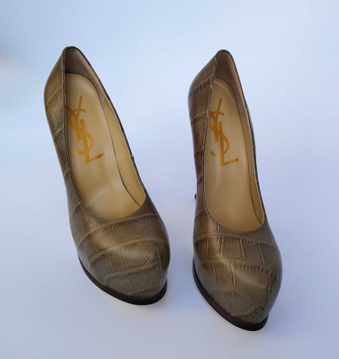 Туфли / крокодил / Yves Saint Laurent