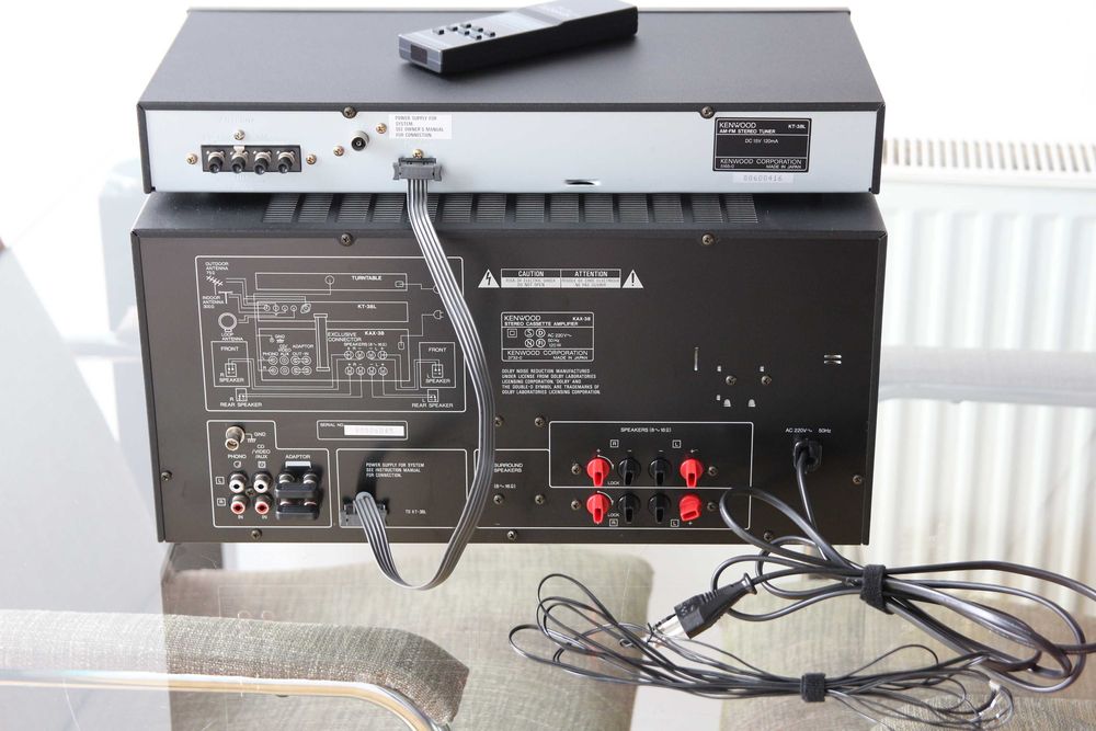 Kenwood KAX-38 amplificator si casetofon si T-38L radio cu telecomanda