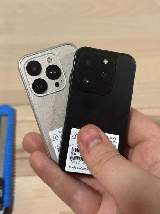 Мини Мобилен телефон Iphone Pro Max, Android 8,1, 2GB RAM, 16GB ROM,3G