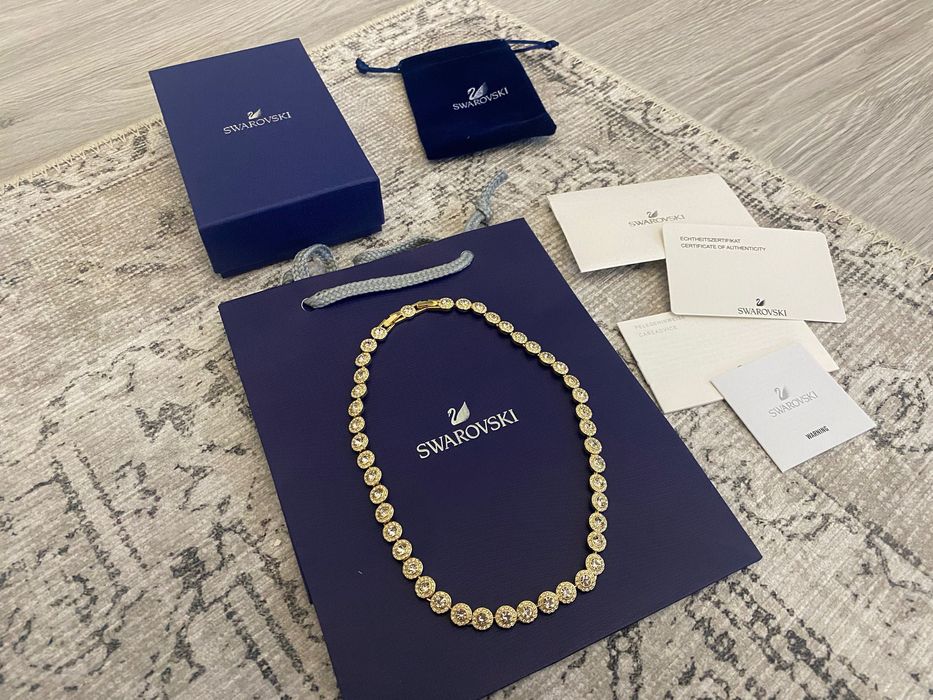 Colier Swarovski angelic auriu