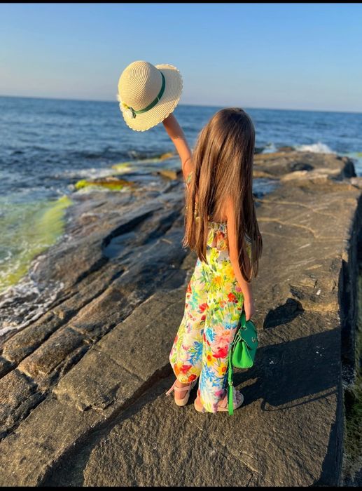 Многоцветен гащеризон за момиче Abel&Lula