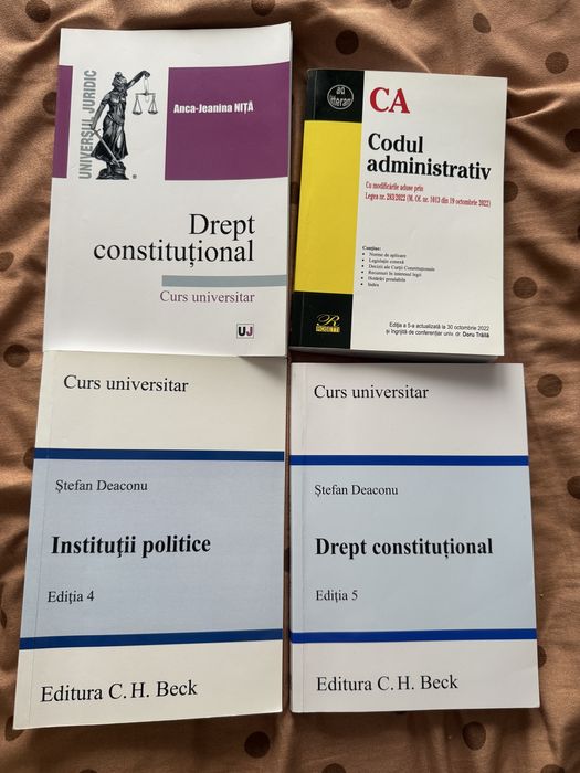 Set carti drept + codul penal/codul de procedura penala
