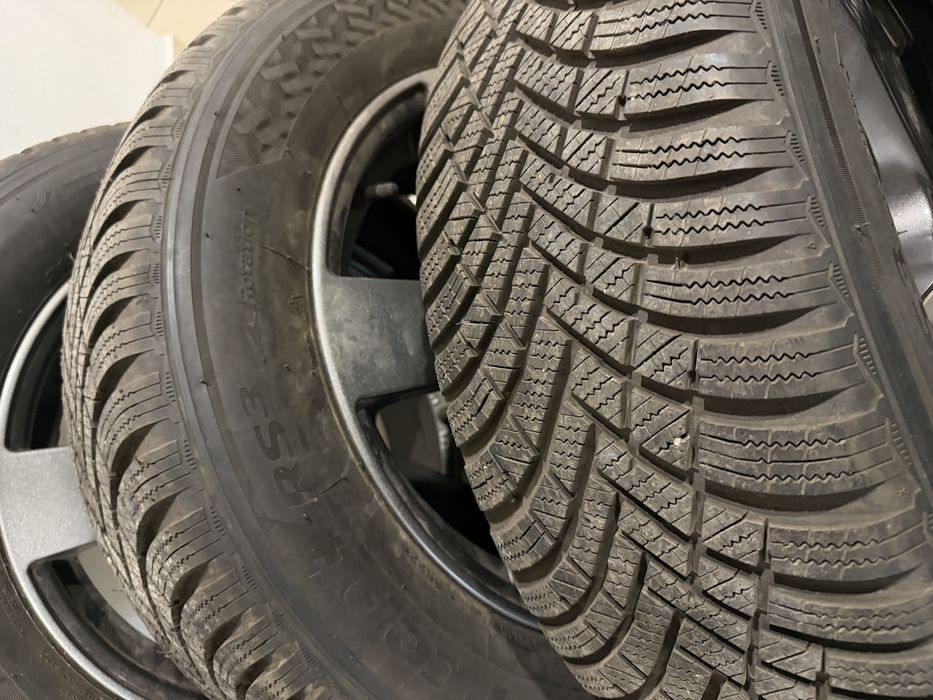 Set Jante Aliaj Dezent R16 (5x105 / 5x115 Opel Astra J) + Anvelope Hankook RS3 (Ca noi)