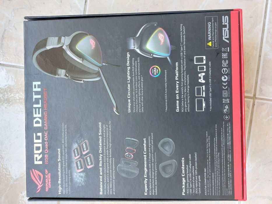 Слушалки Asus Delta Rog