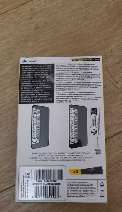 Memorie RAM Corsair Vengeance LPX de  32GB DDR4 3200MHz CL16 ,noi