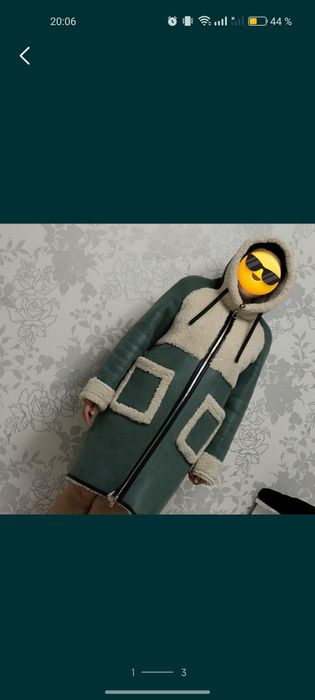 Зимняя двусторонняя дублёнка