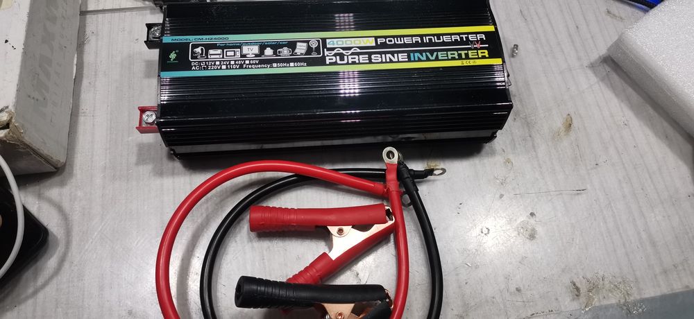 Invertor undă pura 12v- 220v 800w ( pik 1600w)