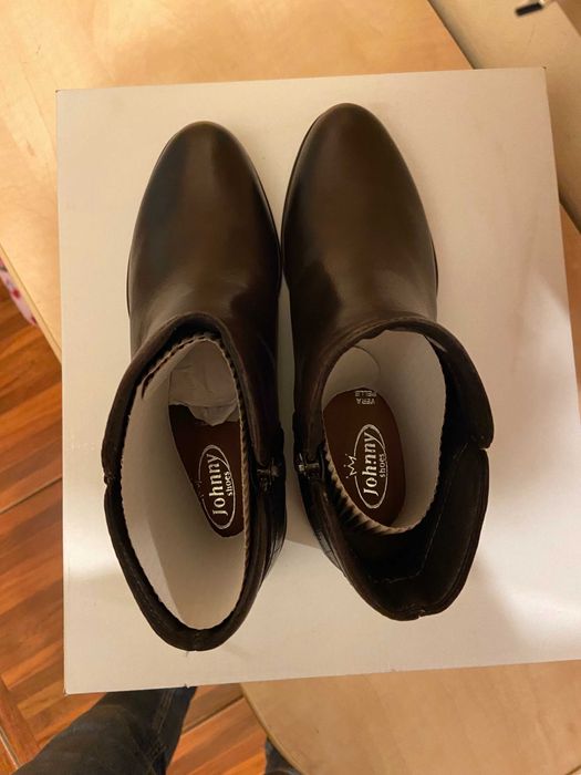 Cizme piele/ghete piele nou noute