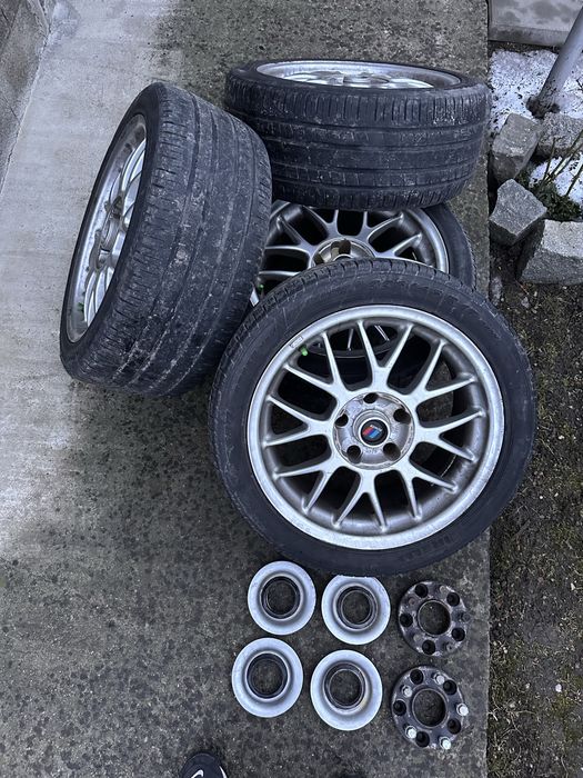 Vand Jante TSW(BBS) R17 5x120 bmw + anvelope vara 225/45/17