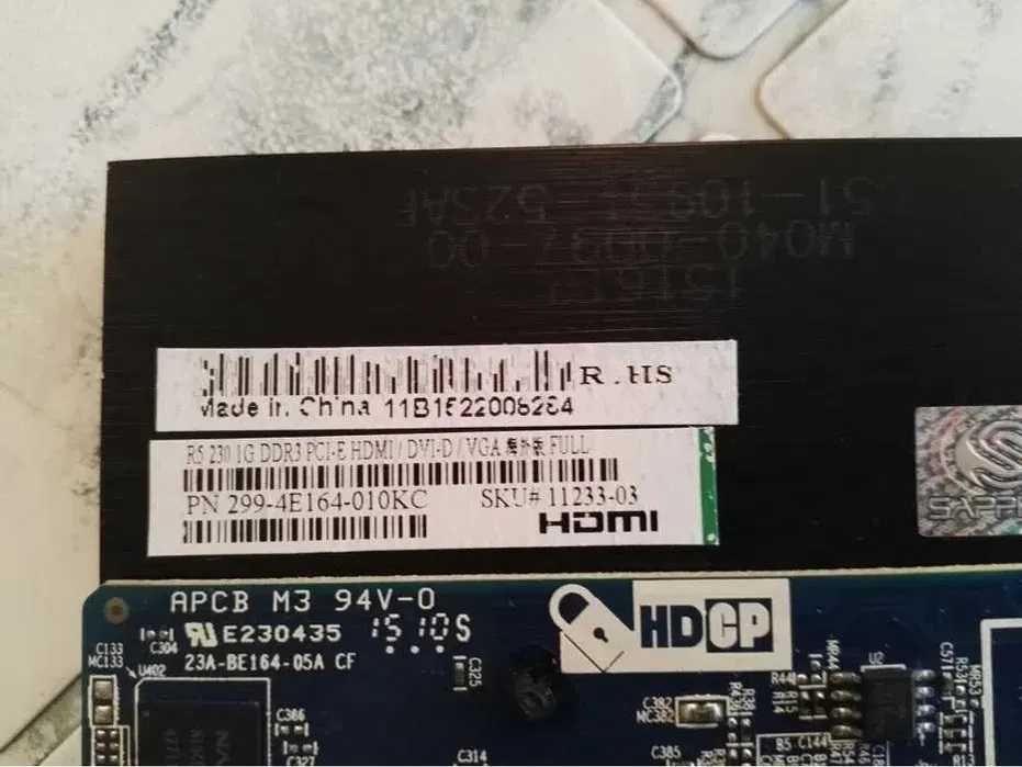 Видеокарта Sapphire R230 1GB DDR3 НОВА
