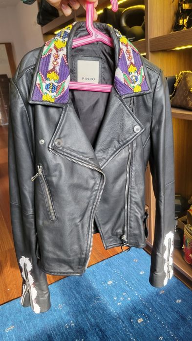 Pinko кожено яке размер С