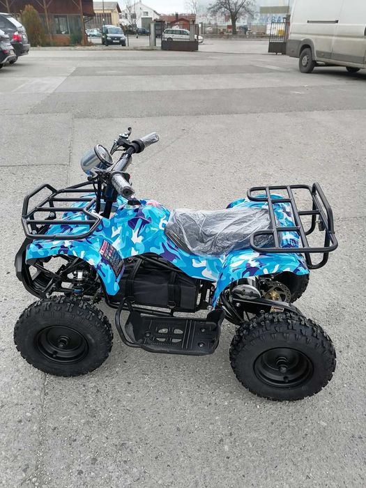 Детско електрическо Атв 800w модел 2024 цвят син